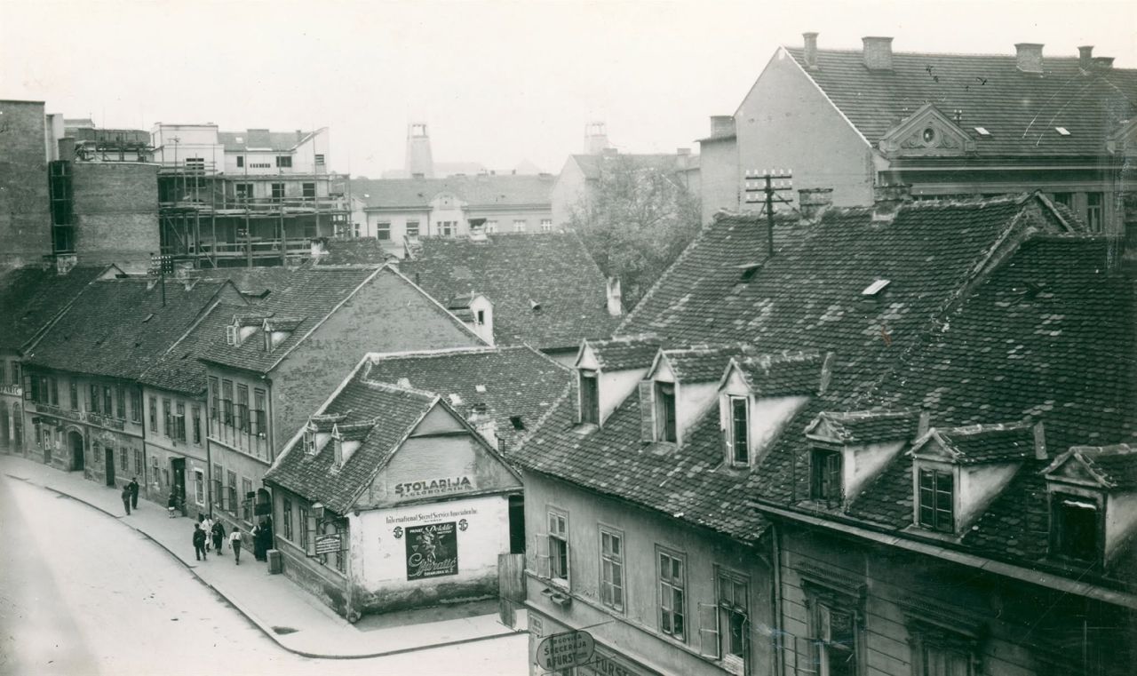 Petrinjska-Đorđićeva oko 1930. godine